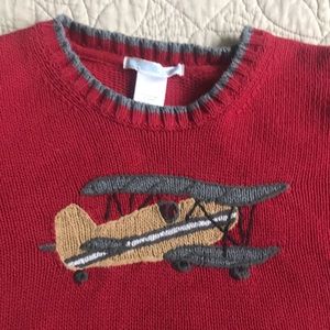 Airplane dress sweater by Janie and Jack